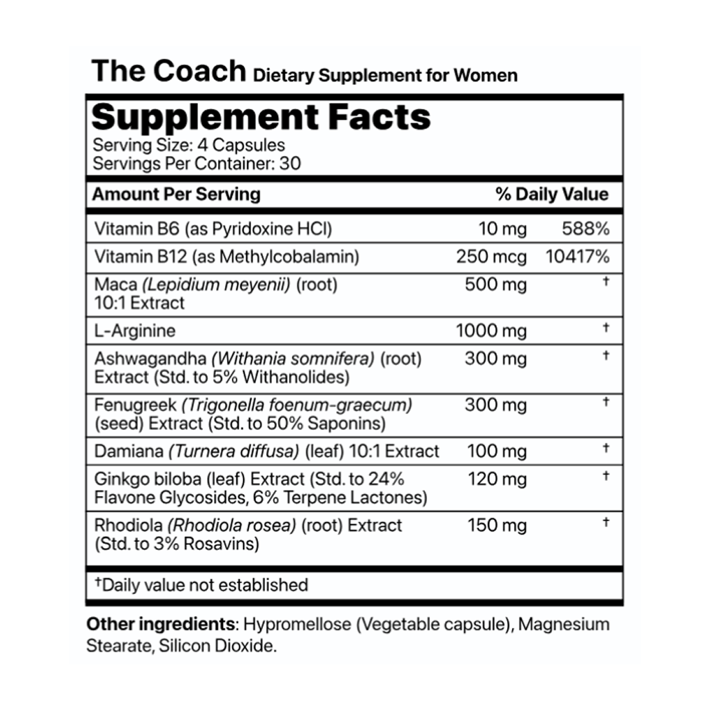 Formula 04 for her: Low Desire - The Coach Shop