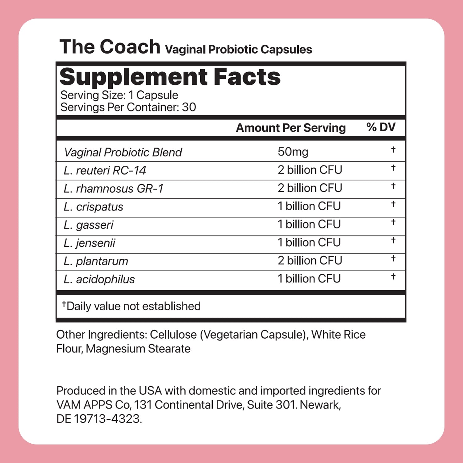 Formula 05 for her: Vaginal Health - The Coach Shop