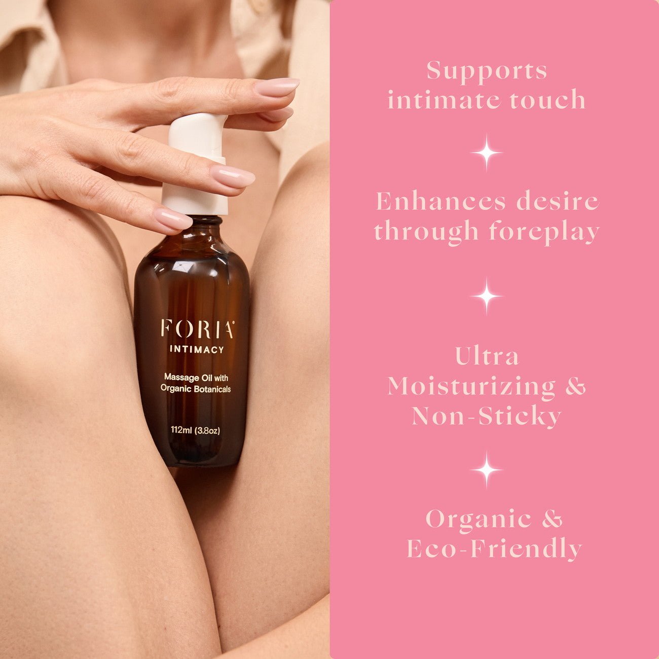 Massage Oil with Organic Botanicals - The Coach Shop