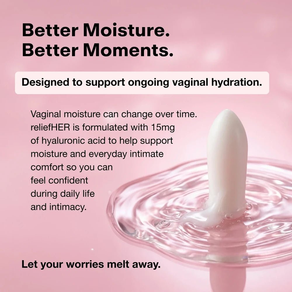 reliefHER Vaginal Hydration Melts - The Coach Shop
